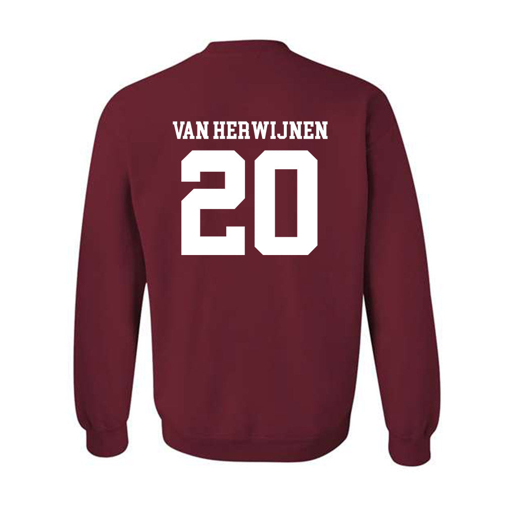 UMass - NCAA Women's Field Hockey : Myrte van Herwijnen - Generic Shersey Crewneck Sweatshirt-1