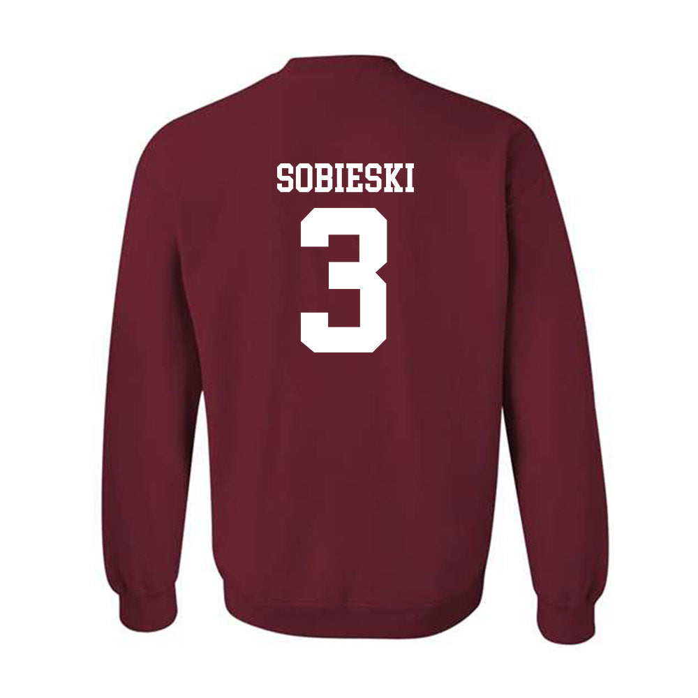 UMass - NCAA Men's Ice Hockey : Kazimier Sobieski - Generic Shersey Crewneck Sweatshirt-1