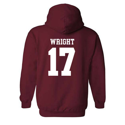 UMass - NCAA Men's Soccer : Braeden Wright - Generic Shersey Hooded Sweatshirt-1