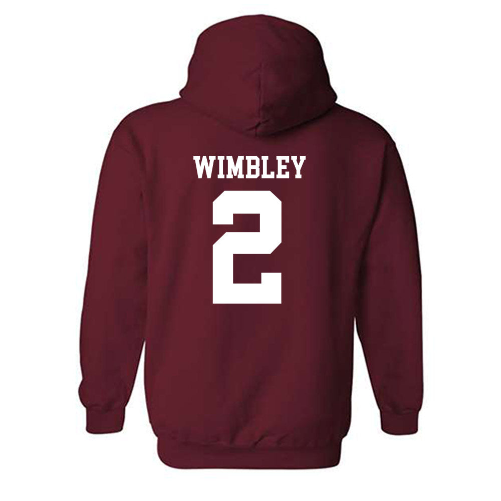 UMass - NCAA Men's Basketball : Dwayne Wimbley - Generic Shersey Hooded Sweatshirt-1