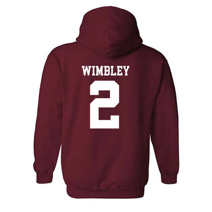 UMass - NCAA Men's Basketball : Dwayne Wimbley - Generic Shersey Hooded Sweatshirt-1