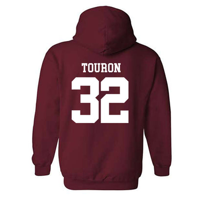 UMass - NCAA Football : Jose Touron - Generic Shersey Hooded Sweatshirt
