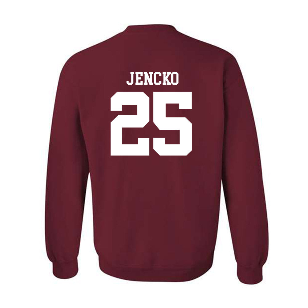 UMass - NCAA Men's Ice Hockey : Daniel Jencko - Generic Shersey Crewneck Sweatshirt-1