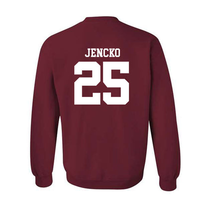 UMass - NCAA Men's Ice Hockey : Daniel Jencko - Generic Shersey Crewneck Sweatshirt-1