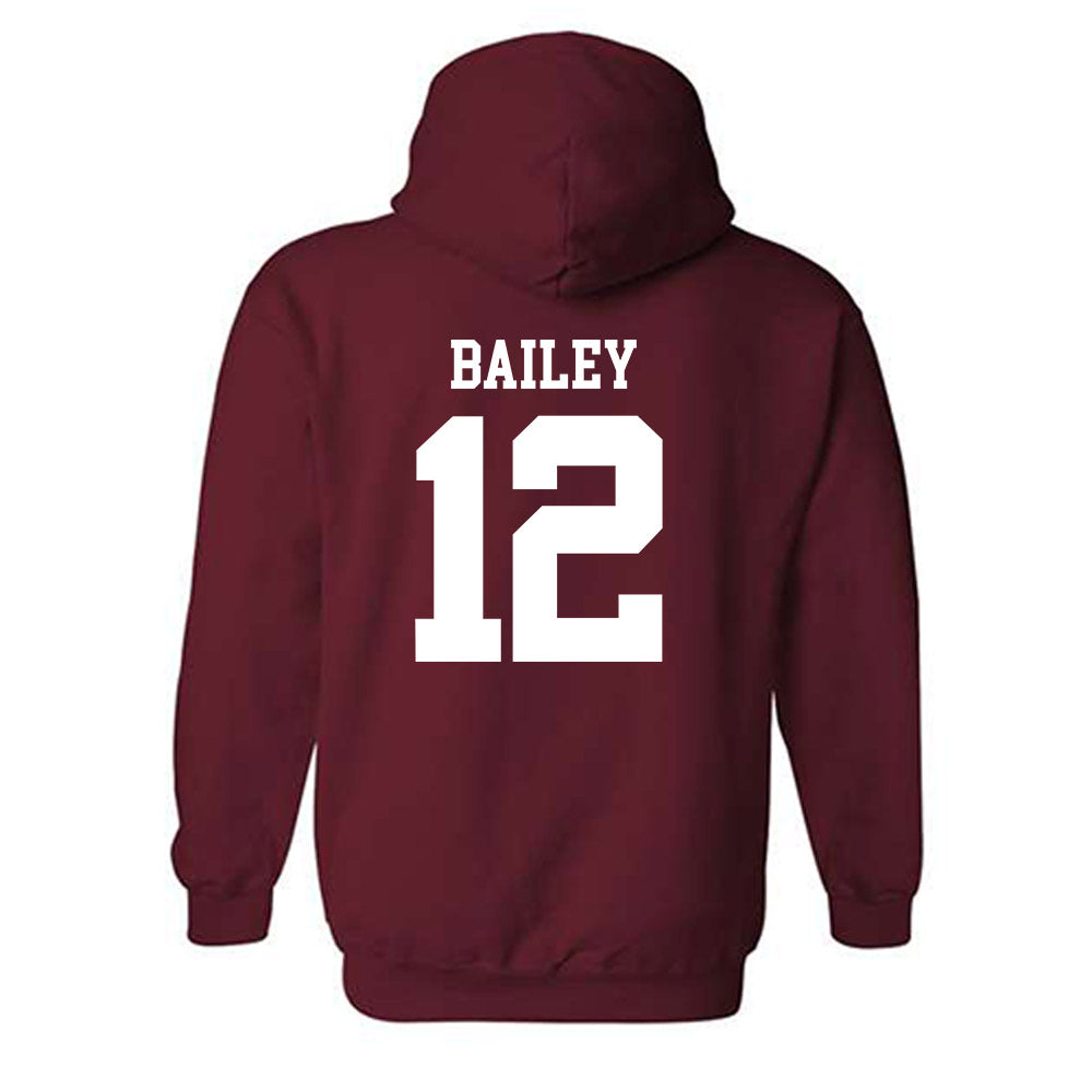 UMass - NCAA Football : Brennen Bailey - Generic Shersey Hooded Sweatshirt