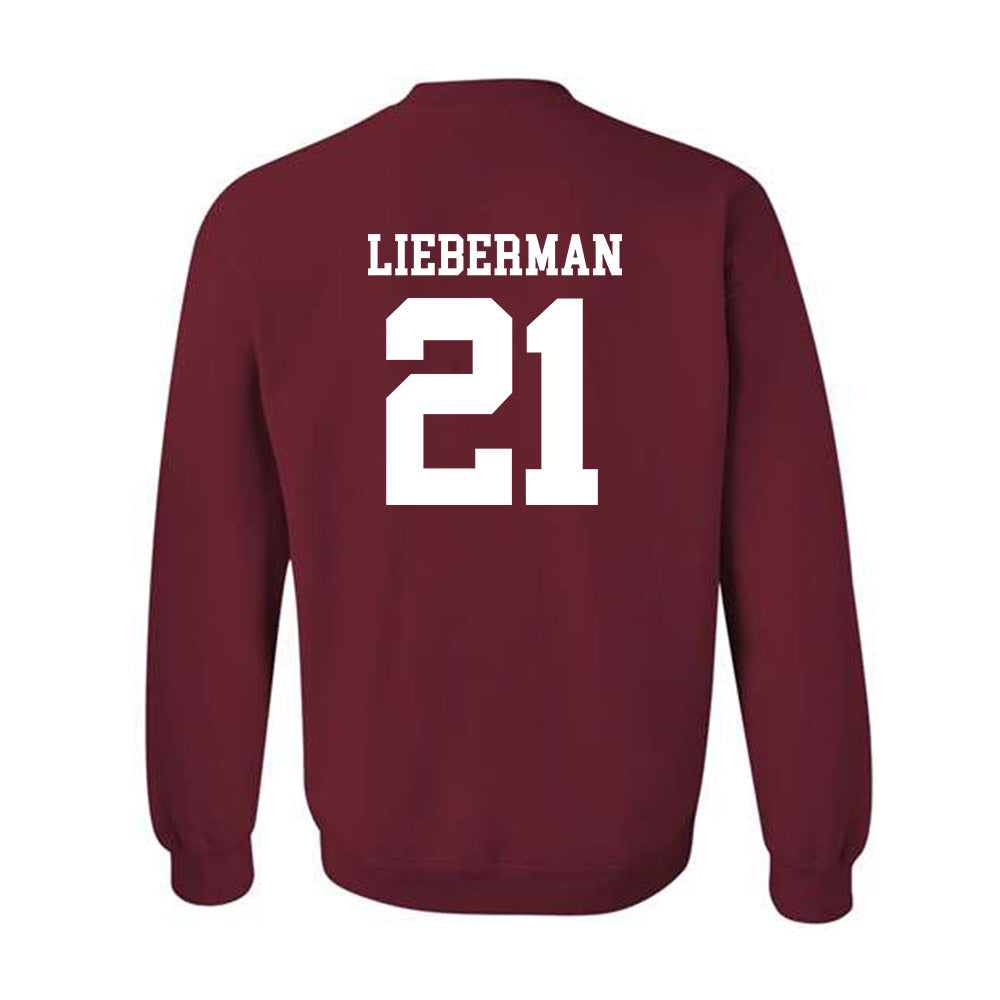 UMass - NCAA Men's Ice Hockey : Charlie Lieberman - Crewneck Sweatshirt