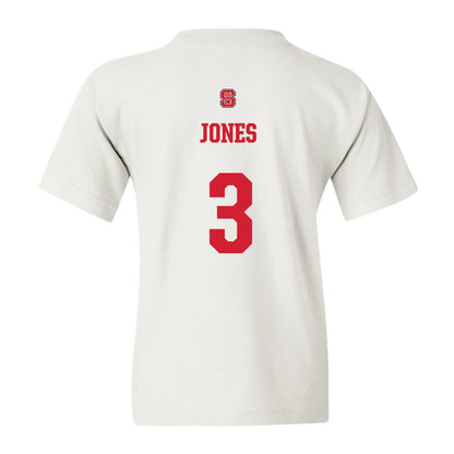 NC State - NCAA Women's Basketball : Zamareya Jones - Generic Shersey Youth T-Shirt