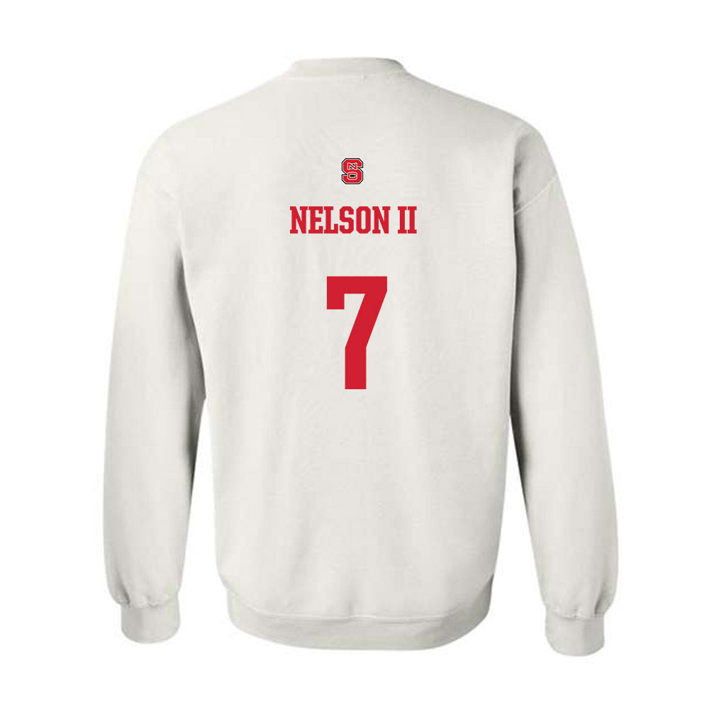 NC State - NCAA Football : Brian Nelson II - Generic Shersey Crewneck Sweatshirt-1