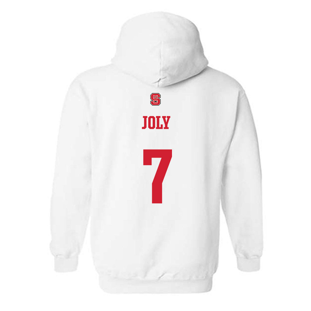 NC State - NCAA Football : Justin Joly - Generic Shersey Hooded Sweatshirt-1