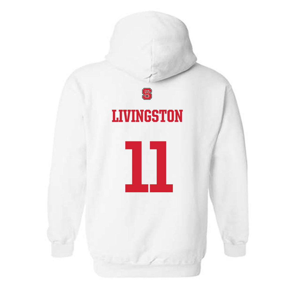 NC State - NCAA Softball : Lily Livingston - Generic Shersey Hooded Sweatshirt-1
