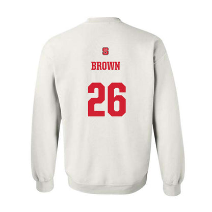 NC State - NCAA Football : Asaad Brown - Generic Shersey Crewneck Sweatshirt