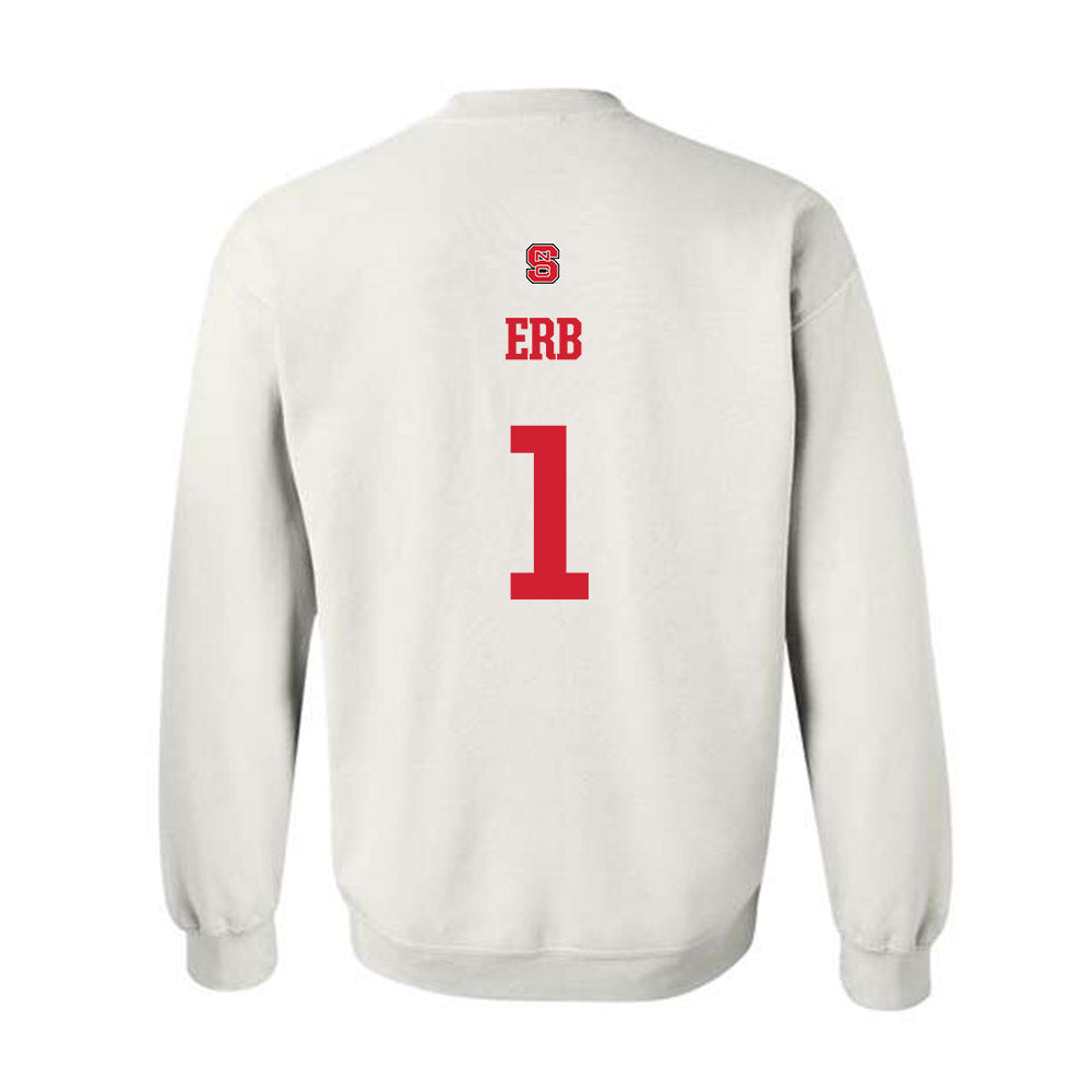 NC State - NCAA Men's Soccer : Logan Erb - Generic Shersey Crewneck Sweatshirt-1