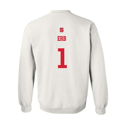 NC State - NCAA Men's Soccer : Logan Erb - Generic Shersey Crewneck Sweatshirt-1