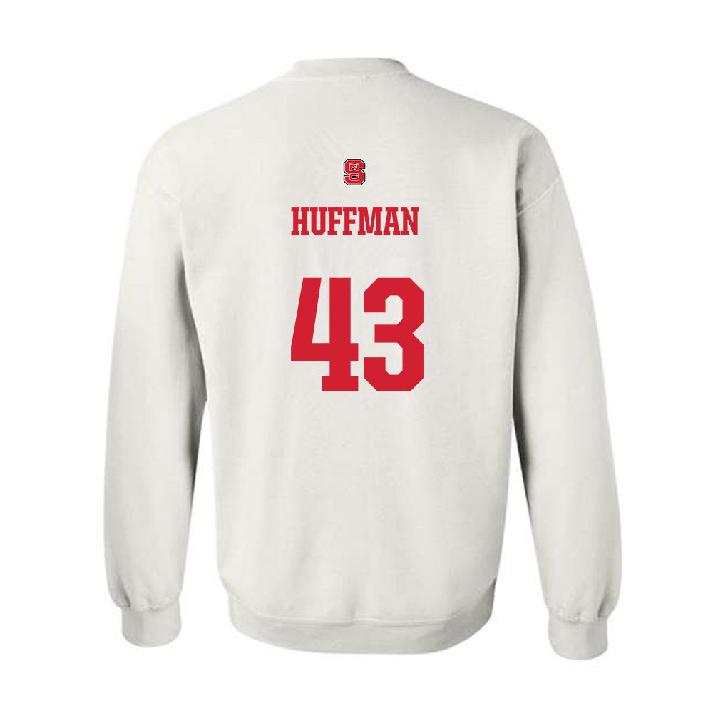 NC State - NCAA Football : Nathan Huffman - Generic Shersey Crewneck Sweatshirt-1