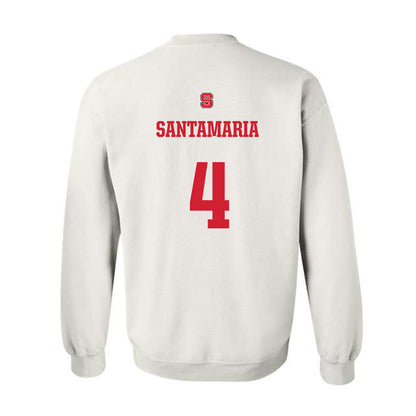 NC State - NCAA Men's Soccer : Carlos Santamaria - Generic Shersey Crewneck Sweatshirt-1