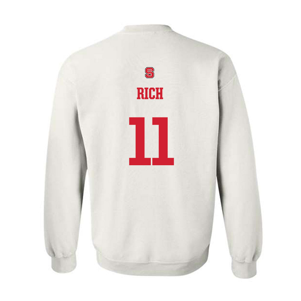 NC State - NCAA Women's Soccer : Eliza Rich - Generic Shersey Crewneck Sweatshirt-1