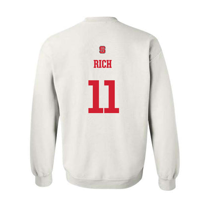 NC State - NCAA Women's Soccer : Eliza Rich - Generic Shersey Crewneck Sweatshirt-1