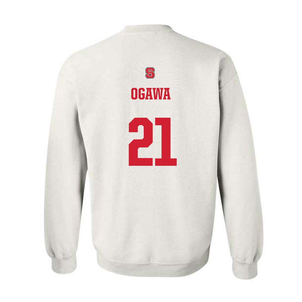 NC State - NCAA Men's Soccer : Max Ogawa - Generic Shersey Crewneck Sweatshirt-1