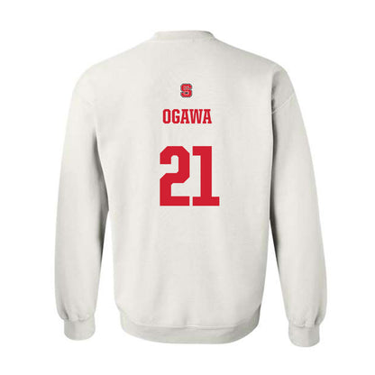 NC State - NCAA Men's Soccer : Max Ogawa - Generic Shersey Crewneck Sweatshirt-1