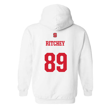 NC State - NCAA Football : Gus Ritchey - Generic Shersey Hooded Sweatshirt-1