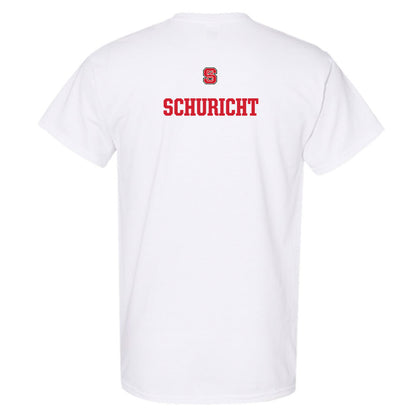 NC State - NCAA Men's Swimming & Diving : Hudson Schuricht - Generic Shersey T-Shirt-1