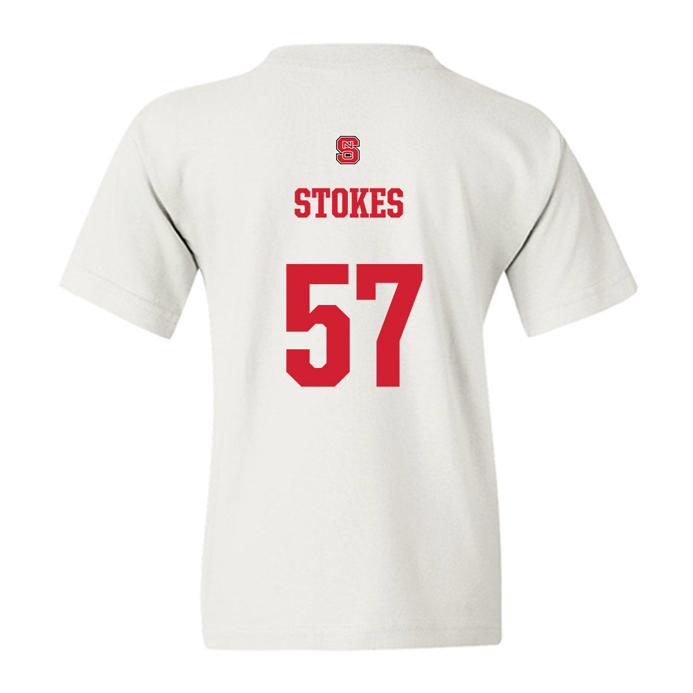 NC State - NCAA Football : Steven Stokes - Generic Shersey Youth T-Shirt-1