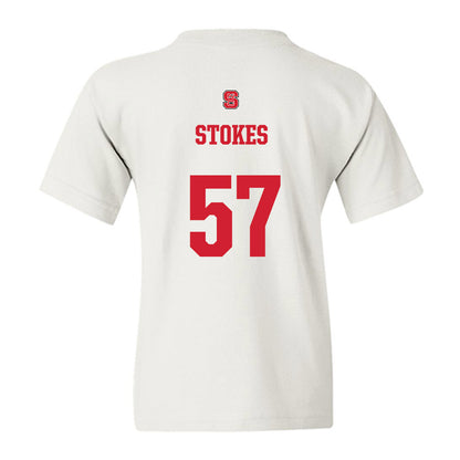 NC State - NCAA Football : Steven Stokes - Generic Shersey Youth T-Shirt-1