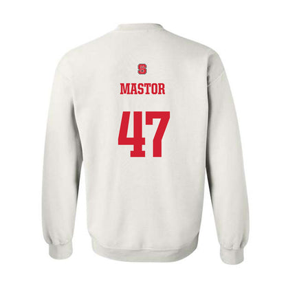 NC State - NCAA Football : Jackson Mastor - Generic Shersey Crewneck Sweatshirt-1