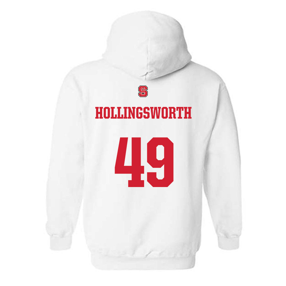 NC State - NCAA Football : Aiden Hollingsworth - Hooded Sweatshirt