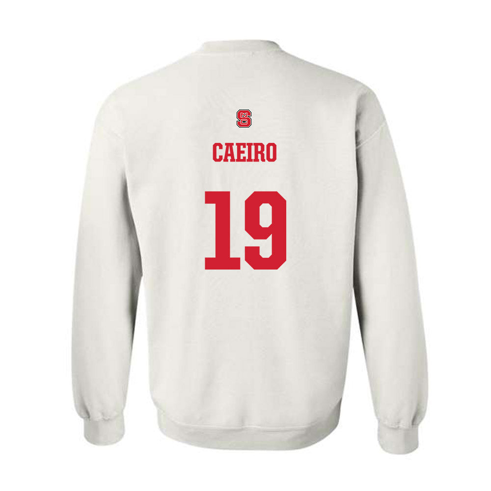 NC State - NCAA Men's Soccer : Pedro Caeiro - Generic Shersey Crewneck Sweatshirt-1