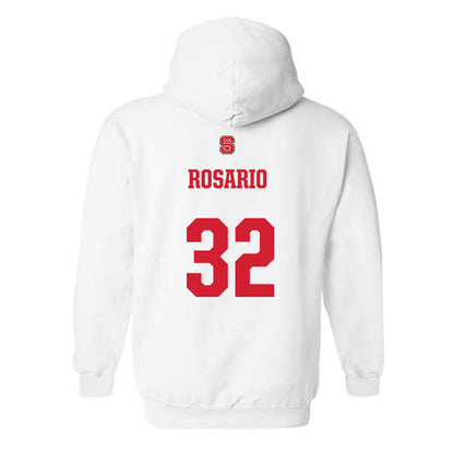 NC State - NCAA Men's Soccer : Gianni Rosario - Generic Shersey Hooded Sweatshirt-1