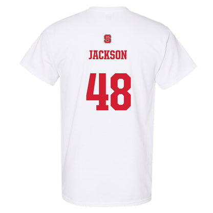 NC State - NCAA Football : Hunter Jackson - Generic Shersey T-Shirt-1