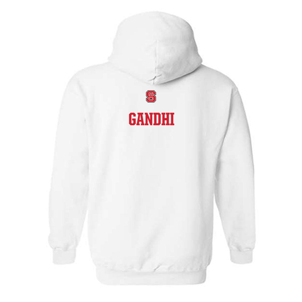NC State - NCAA Women's Gymnastics : Raina Gandhi - Generic Shersey Hooded Sweatshirt-1