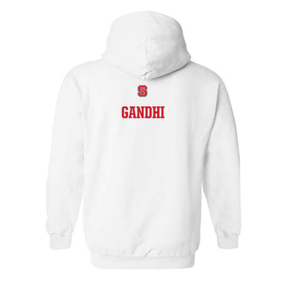 NC State - NCAA Women's Gymnastics : Raina Gandhi - Generic Shersey Hooded Sweatshirt-1