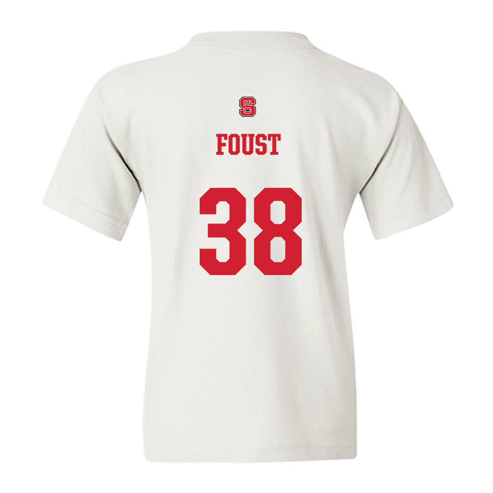 NC State - NCAA Football : Logan Foust - Generic Shersey Youth T-Shirt-1