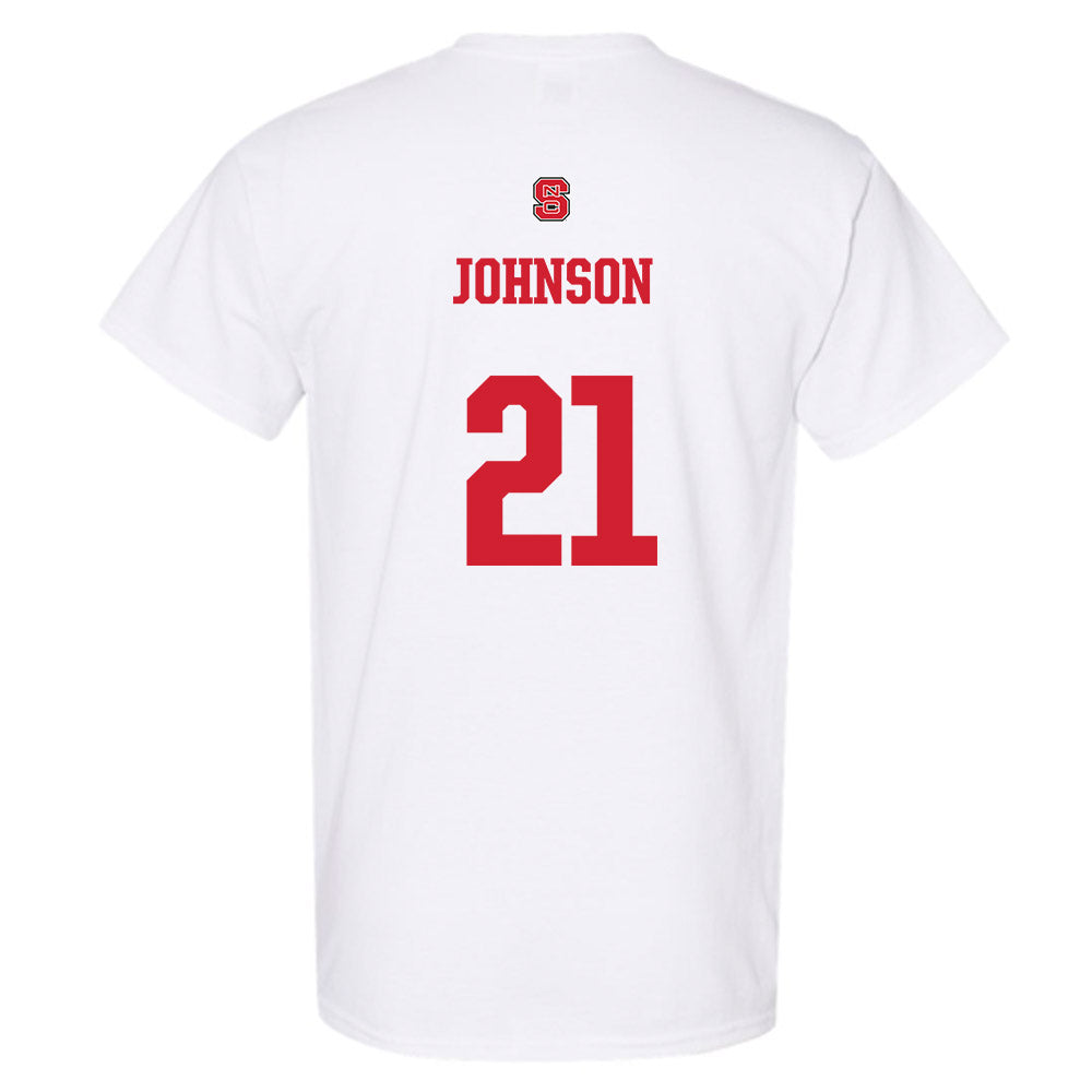 NC State - NCAA Football : Jamel Johnson - Generic Shersey T-Shirt-1
