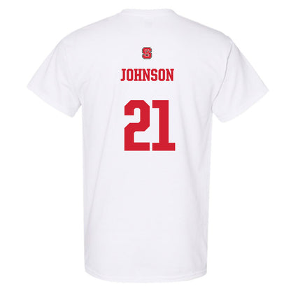 NC State - NCAA Football : Jamel Johnson - Generic Shersey T-Shirt-1