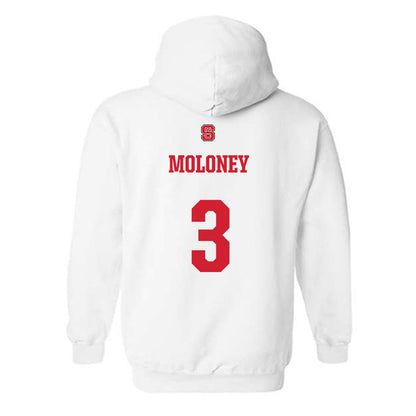 NC State - NCAA Men's Soccer : Riley Moloney - Generic Shersey Hooded Sweatshirt-1