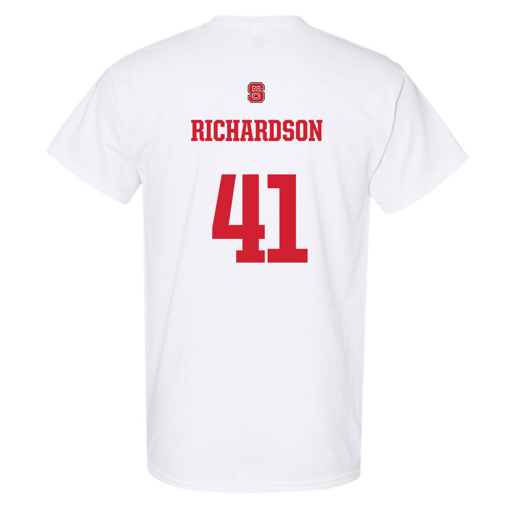NC State - NCAA Football : AJ Richardson - Generic Shersey T-Shirt-1