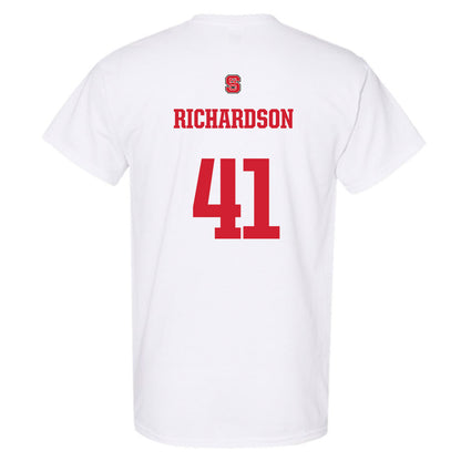 NC State - NCAA Football : AJ Richardson - Generic Shersey T-Shirt-1