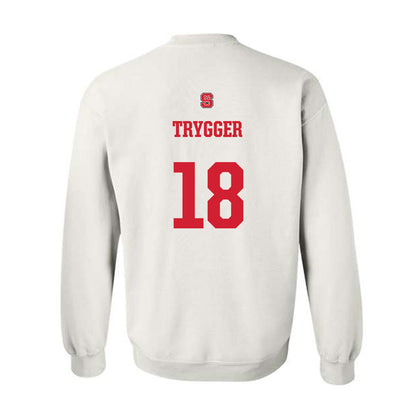 NC State - NCAA Women's Basketball : Tilda Trygger - Generic Shersey Crewneck Sweatshirt-1