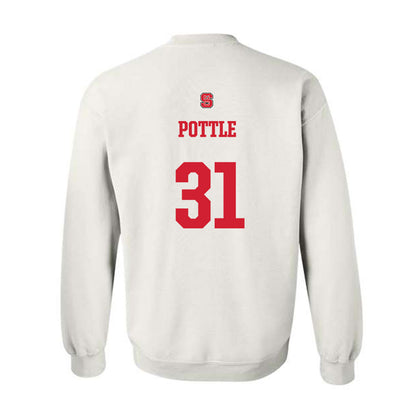 NC State - NCAA Men's Soccer : John Pottle - Generic Shersey Crewneck Sweatshirt-1