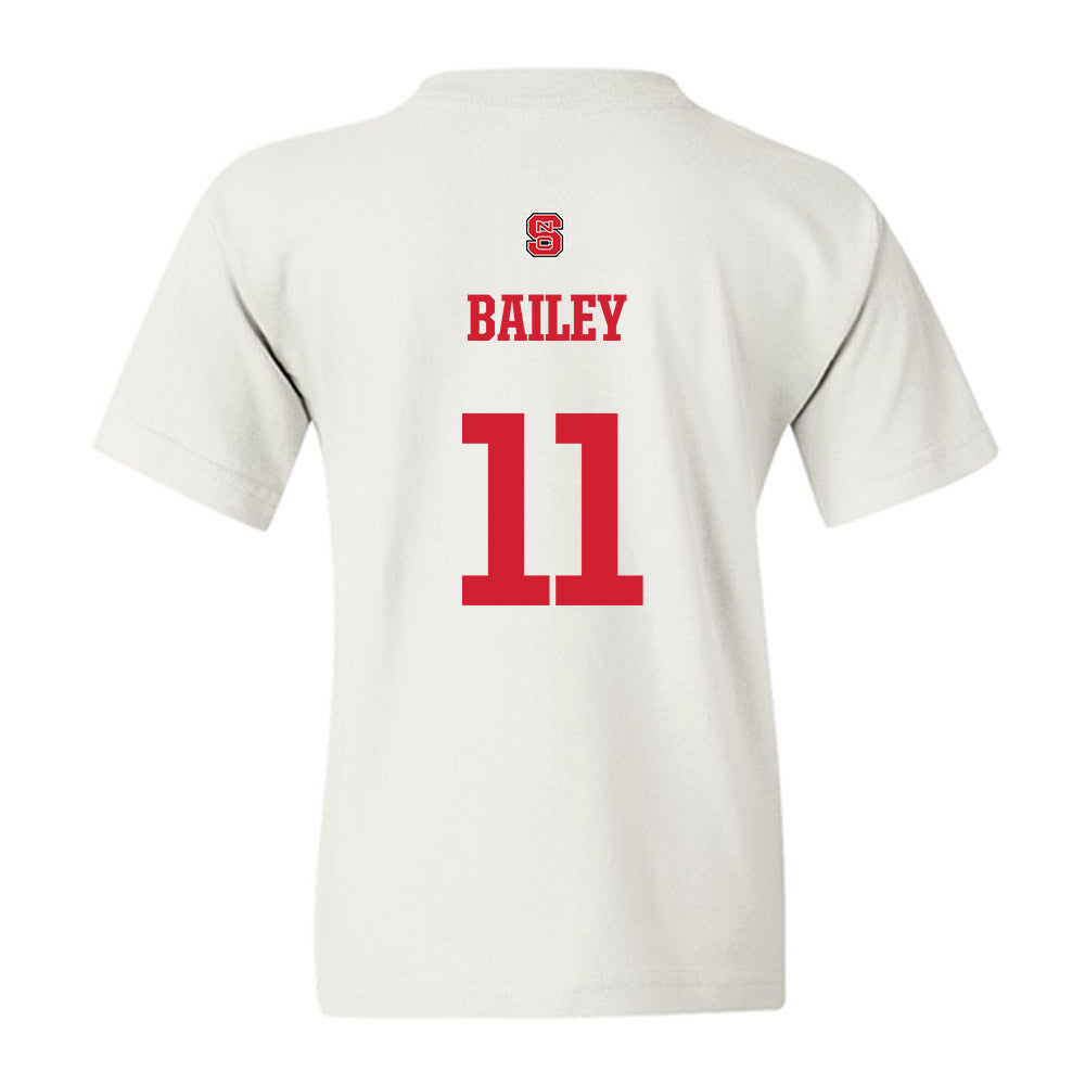 NC State - NCAA Football : Cedrick Bailey - Generic Shersey Youth T-Shirt-1