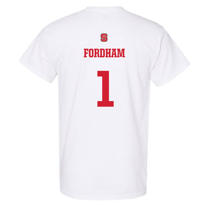 NC State - NCAA Football : Caden Fordham - Generic Shersey T-Shirt-1