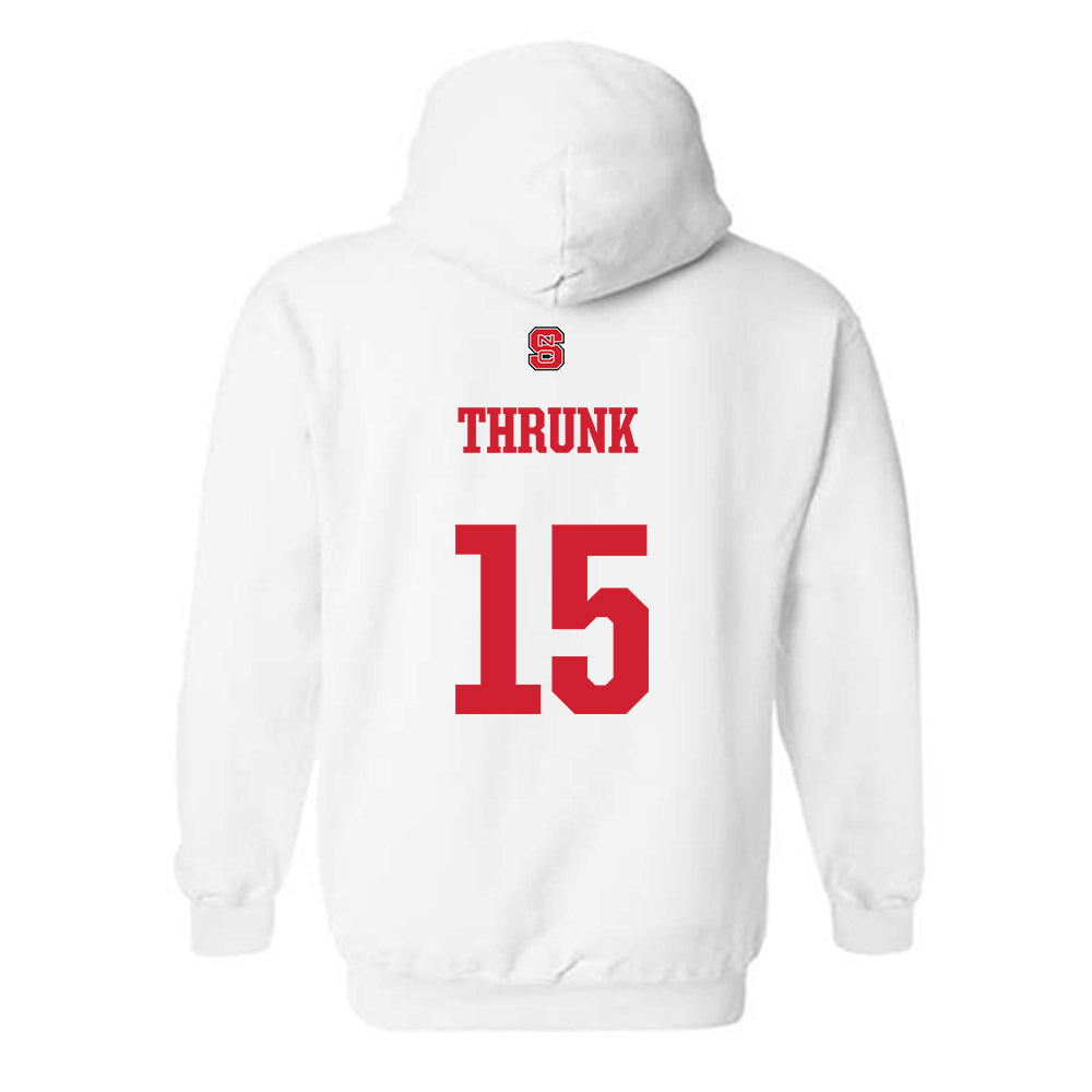 NC State - NCAA Softball : Teagan Thrunk - Generic Shersey Hooded Sweatshirt