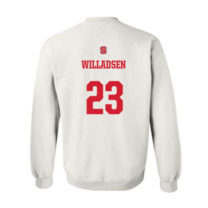 NC State - NCAA Baseball : Matt Willadsen - Crewneck Sweatshirt Classic Shersey