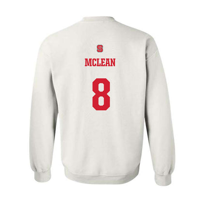 NC State - NCAA Men's Soccer : Justin McLean - Generic Shersey Crewneck Sweatshirt-1