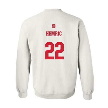 NC State - NCAA Baseball : Luke Hemric - Generic Shersey Crewneck Sweatshirt-1