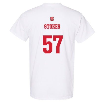NC State - NCAA Football : Steven Stokes - Generic Shersey T-Shirt-1