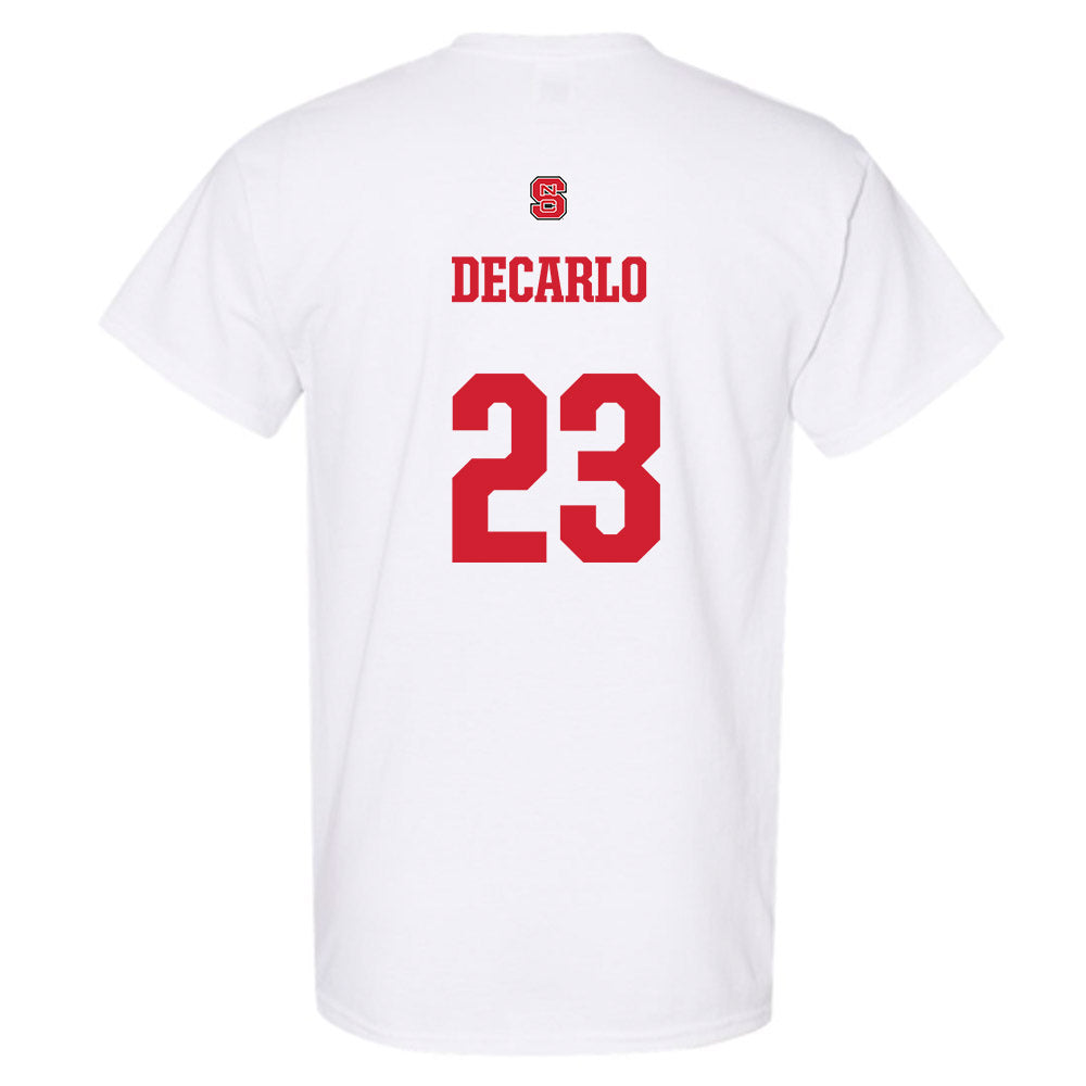 NC State - NCAA Baseball : Vincent DeCarlo - Generic Shersey T-Shirt-1